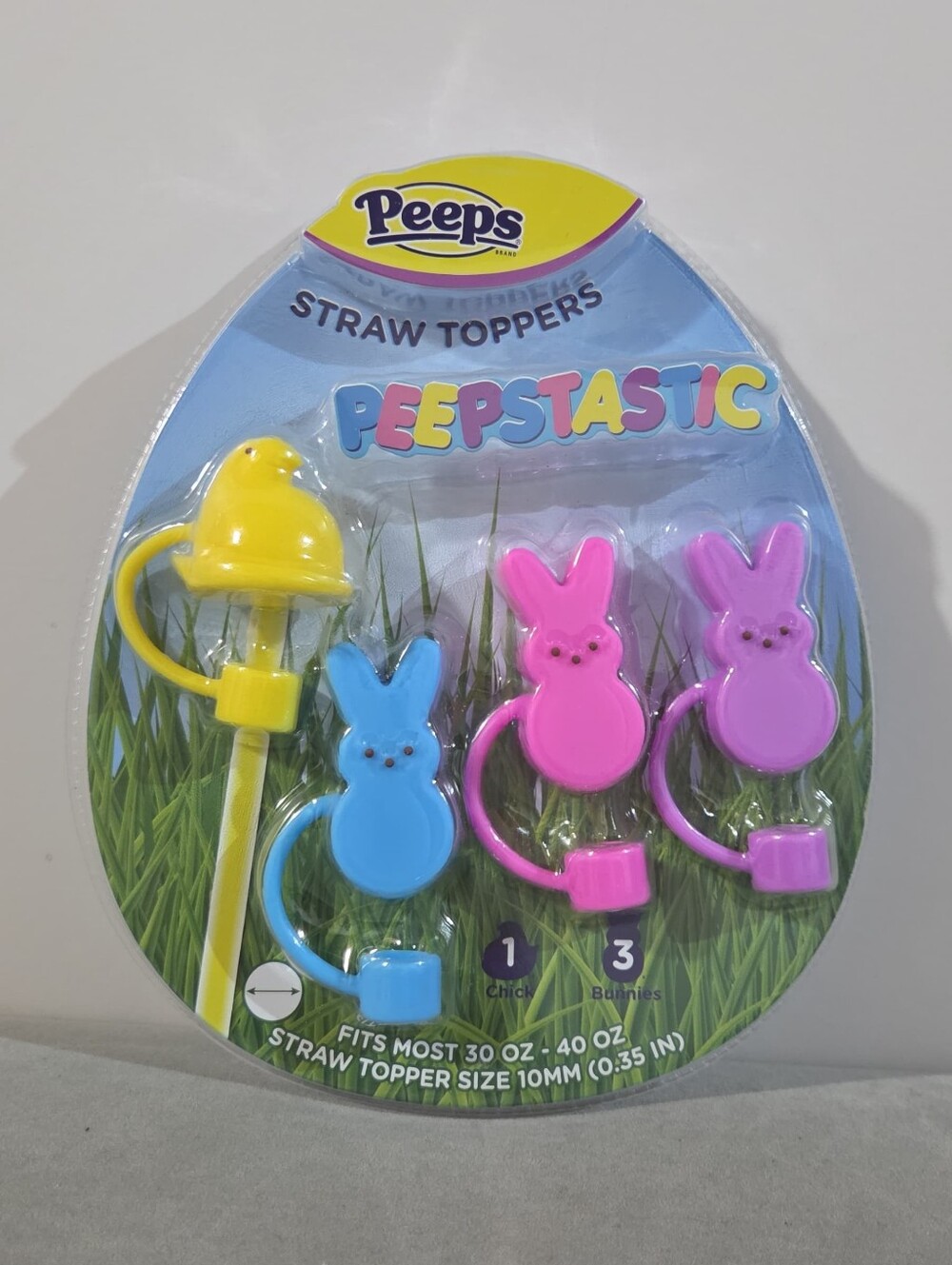 Peeps straw toppers